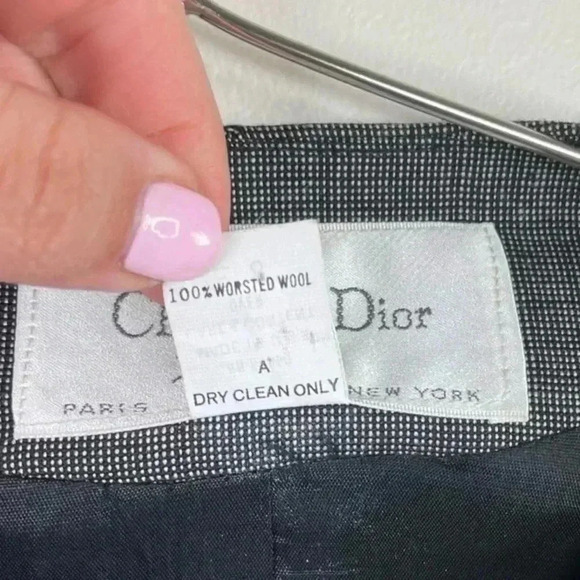 Christian Dior Gray Wool Blazer - Picture 9 of 9